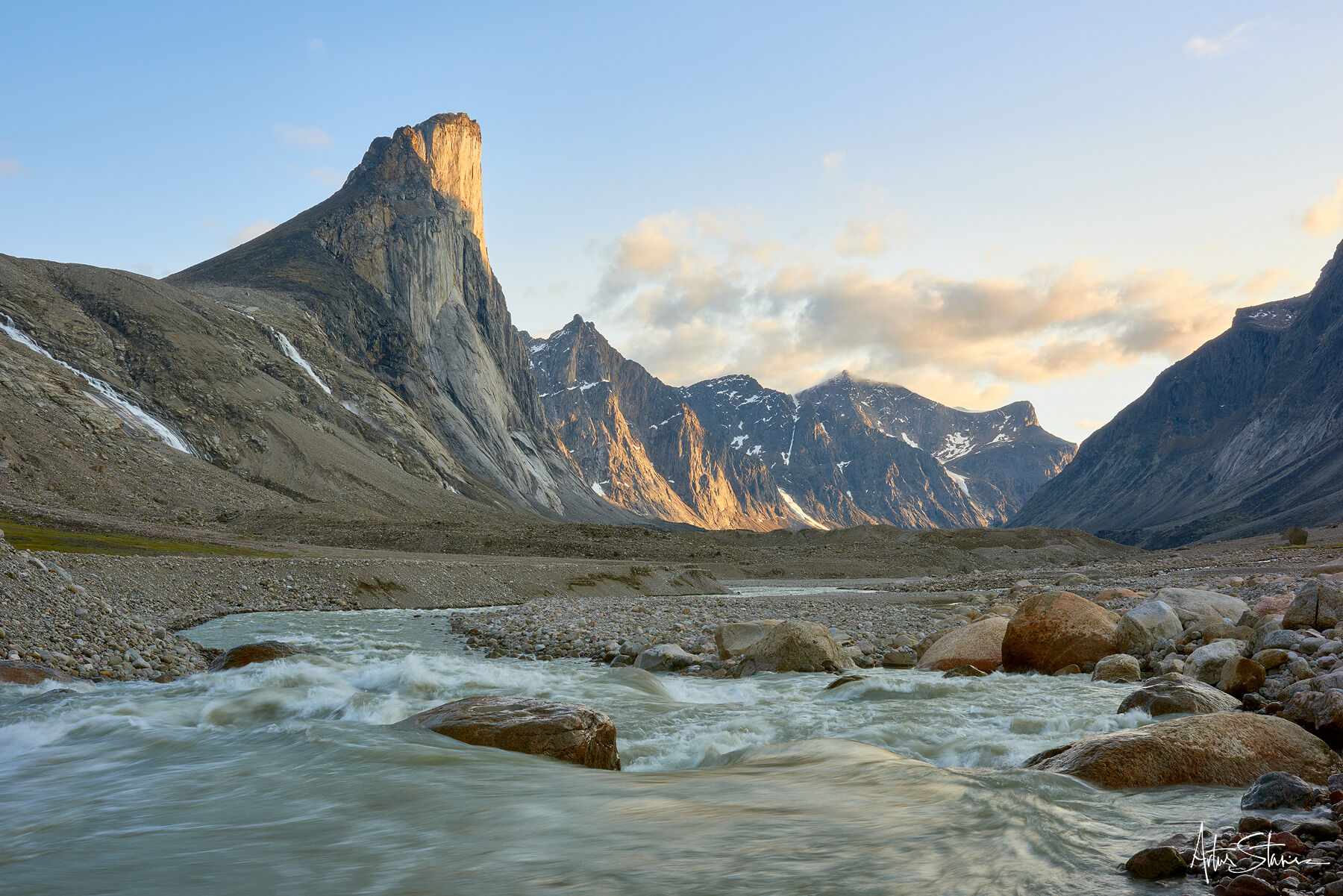 The raw landscape of Baffin Island.